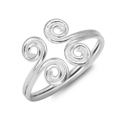 Exotic Silver Toe Ring TR-28